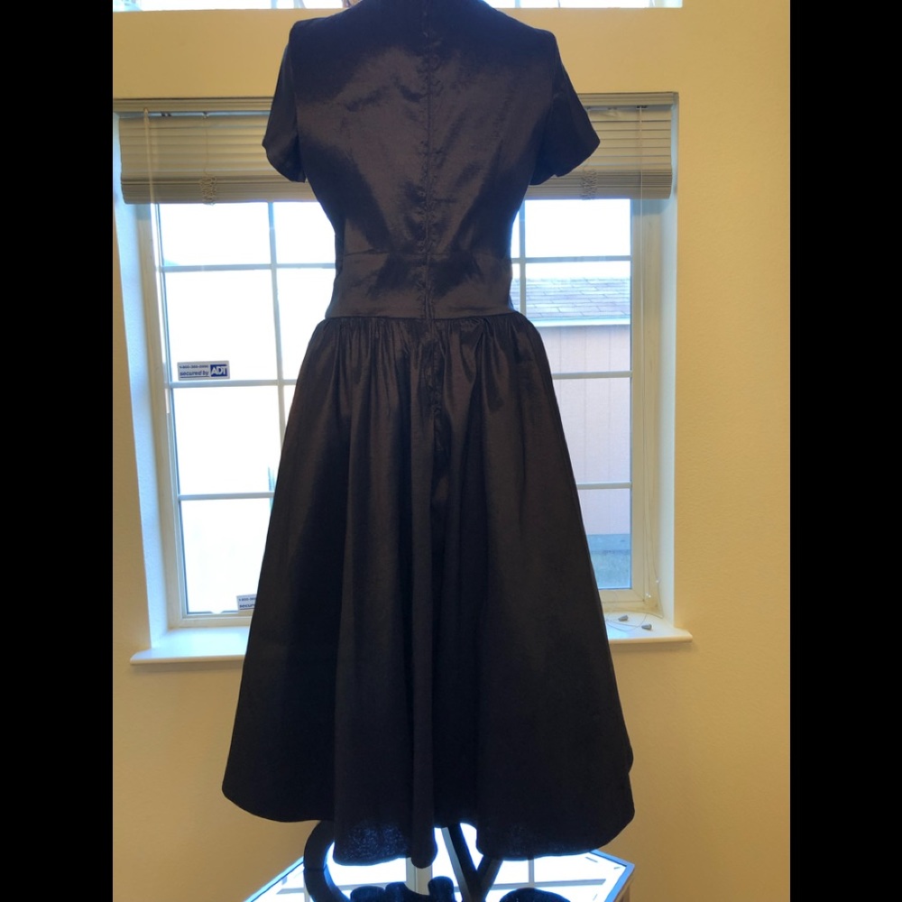 COUTURE  SATIN DRESS - Picture 2 of 6